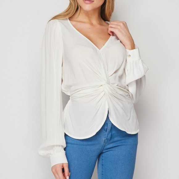 CLASSY DOLLZ White blouse - Picture 3 of 7